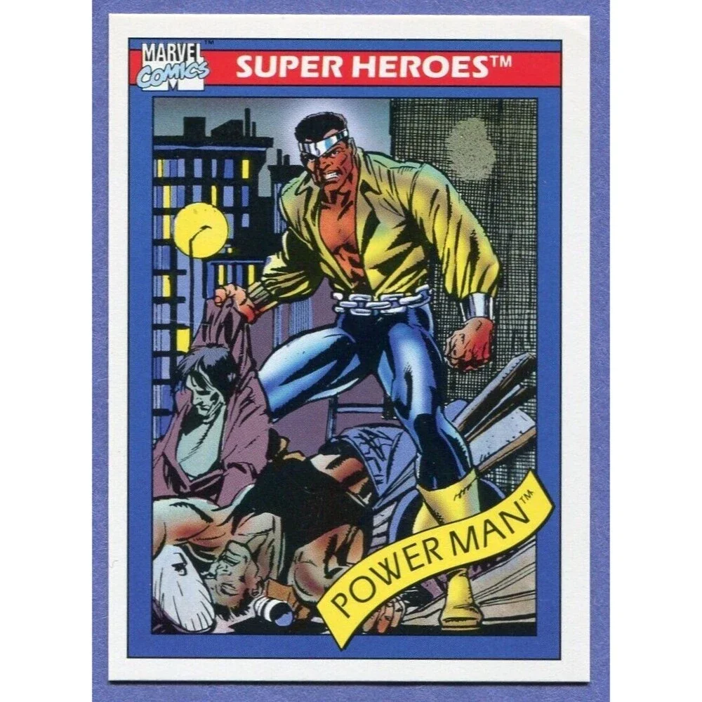 1990 Marvel Universe Card - #12 Powerman